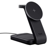 Trust Viro 3-in-1 Wireless Magnetic Charge Stand Oplader Zwart - thumbnail