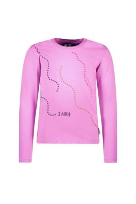B.Nosy winter t-shirt meisjes - paars - Tiara - longsleeve