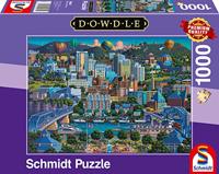 Puzzel Disney Mickey & Minnie 1000 Stukjes - thumbnail