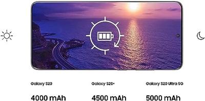 Samsung Galaxy S20+ 128 GB/8GB (Cosmic Black) Spanische Version , Schwarz