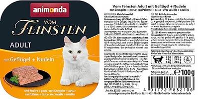 ANIMONDA Vom Feinsten Adult Poultry with pasta - nat kattenvoer - 100g