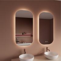 2x Spiegel BWS Nora 40x100 cm Spiegelverwarming en Rondom Indirect LED-verlichting - thumbnail