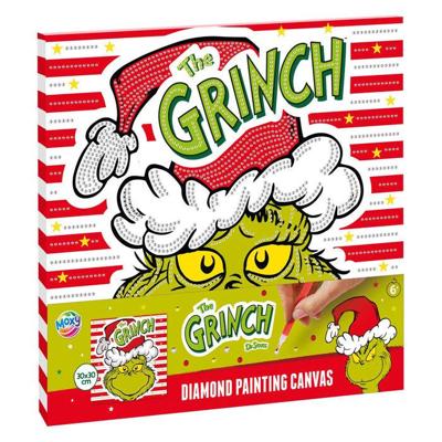 Creative Craft Group Diamond painting canvas the grinch - 30x30cm Creative Craft Group Diamond painting canvas the grinch - 30x30cm