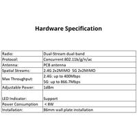 Toegangspunt Ruijie RG-RAP1200F - thumbnail