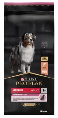 Purina Medium Adult Sensitive Skin 14 kg Volwassen Zalm