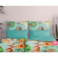 HIP Dekbedovertrek "mandala&apos;s, bloemen en een luipaard" - Multi - (155x220 cm) - Katoen Satijn - thumbnail