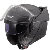 LS2 opklaphelm "ff910 advant ii solid". helmet ff910 advant ii solid xxl matt black - thumbnail
