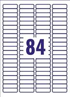 Etiket Avery L7656-25 46x11.1mm wit 2100 etiketten - thumbnail