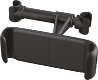 Caliber Smartphone- en tablethouder - Universele hoofdsteunbevestiging - Draaibaar 360 graden - CNC17 - Geschikt voor 7 inch tot 12,9 inch - Zwart - 145 x 60 x 45 mm - thumbnail