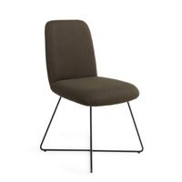 Jesper Home Eetkamerstoel 'Taiwa' Cross Black, kleur Jungle Jewel - thumbnail