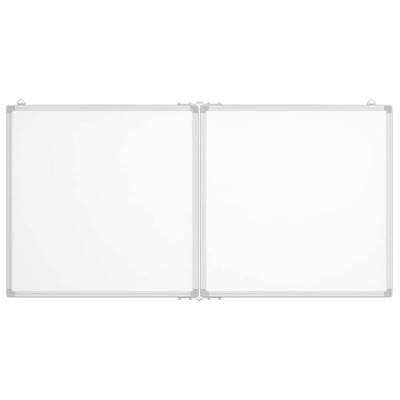 Whiteboard magnetisch inklapbaar 120x60x1,7 cm aluminium