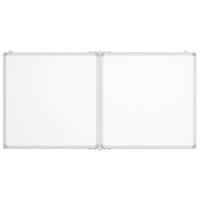 Whiteboard magnetisch inklapbaar 120x60x1,7 cm aluminium - thumbnail