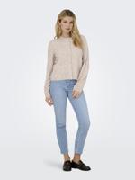 Only Onlsimoni L/s O-neck Cardigan Knt Noos Vest Pumice Stone - thumbnail