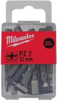 Milwaukee Schroefbits PZ 2 x 25 mm - VE=25 - 4932399590 - thumbnail