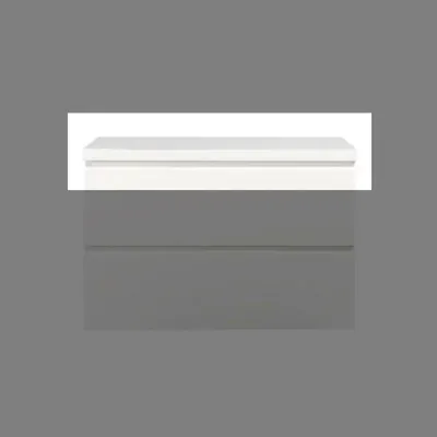 Topblad Tieme glans wit