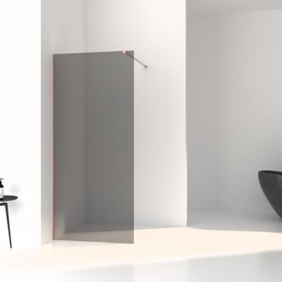 Aqua Splash Inloopdouche Slim Rookglas Anti-Kalk Coating Brushed Copper Profiel - Inloopdouche Aqs Slim 70x200 cm Brushed Copper Profiel Aqua Splash Inloopdouche Slim Rookglas Anti-Kalk Coating Brushed Copper Profiel - Inloopdouche Aqs Slim 70x200 cm Brushed Copper Profiel