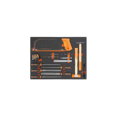 Beta MB59 Zachte foam inlegbak met slaggereedschap | vijlen | snij- en meetgereedschap - 024504259 024504259