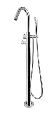 Mueller Round vrijstaande badkraan thermostaat chroom Mueller Round vrijstaande badkraan thermostaat chroom