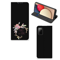 Samsung Galaxy M02s | A02s Magnet Case Boho Text - thumbnail