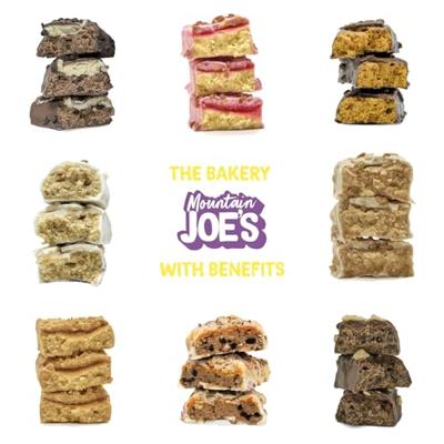 Mountain Joe&apos;s Protein Bar White Chocolate Salted Peanut (12 x 55 g)