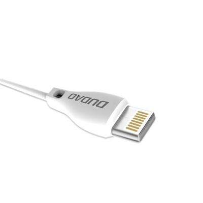 Dudao USB naar Lightning iPhone oplader - Oplaadkabel - Datakabel - 1 Meter - Wit Dudao USB naar Lightning iPhone oplader - Oplaadkabel - Datakabel - 1 Meter - Wit