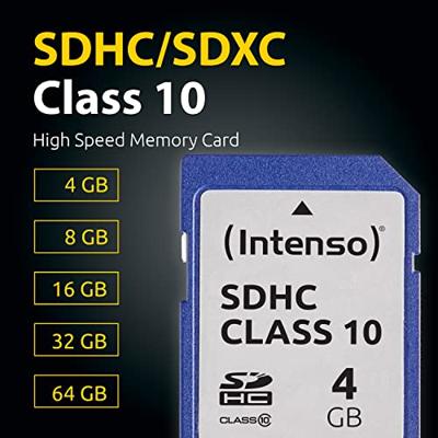 Intenso 3411450 SDHC-kaart 4 GB Class 10