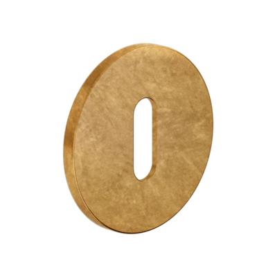 DND handles DND Fine sleutelrozetten - messing getrommeld