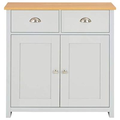 Dressoir 79x35x81 cm grijs