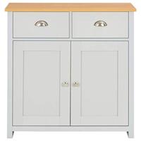 Dressoir 79x35x81 cm grijs - thumbnail