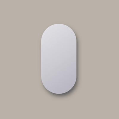 Spiegel Sanicare Q-Mirrors 40x80 cm Ovaal/Rond incl. ophangmateriaal