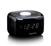 Lenco FM Wekkerradio Met Nachtlamp - thumbnail
