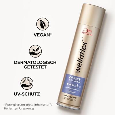 Wella Wellaflex Volume Extra Strong Hairspray, 250 ml NR 4 - thumbnail