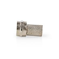 Nedis F-Connector | Male | Twist-On | 7.5 mm | Zilver | 25 Stuks | 1 stuks - CSVC41908ME CSVC41908ME - thumbnail