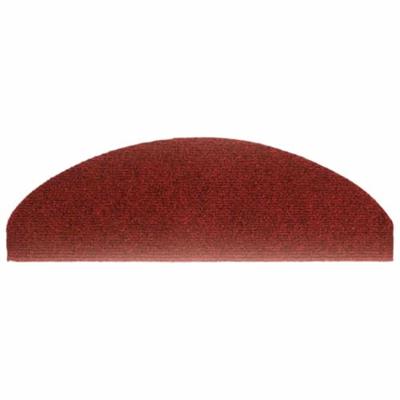 VidaXL Trapmatten zelfklevend 65x21x4 cm naaldvilt rood 15 st
