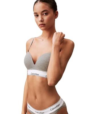 Calvin Klein Push-Up Plunge bh met beugel - Katoen modal - Ademend materiaal - Diep uitgesneden - thumbnail
