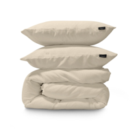 Mousseline Dekbedovertrekset Micro - Zand 140x220 - thumbnail