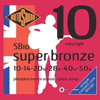 Rotosound SB10 Super Bronze akoestische gitaarsnaren .010-.050w - thumbnail