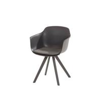 Tuinstoel Solid met kussen - antraciet | 4 Seasons Outdoor - thumbnail