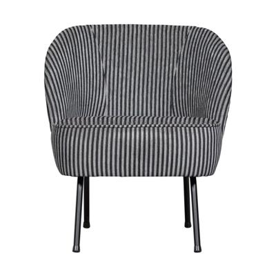 Woood Vogue fauteuil zwart/grijs