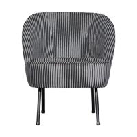 Woood Vogue fauteuil zwart/grijs - thumbnail