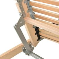 Lattenbodem Bruin 70 x 190 cm Massief beukenhout - thumbnail