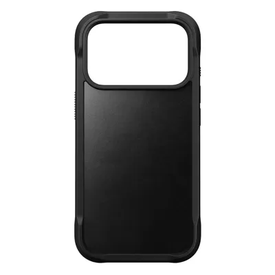 Nomad Horween Rugged lederen hoesje iPhone 17 Pro - Black Nomad Horween Rugged lederen hoesje iPhone 17 Pro - Black