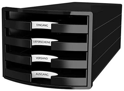 HAN IMPULS 2.0 1013-13 Ladebox Zwart DIN A4, DIN C4 Aantal lades: 4 HAN IMPULS 2.0 1013-13 Ladebox Zwart DIN A4, DIN C4 Aantal lades: 4