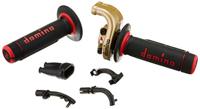 Domino gasdraaigreep armatuur "kre03". throttle grips alu go 2-pull w.rubber a0 - thumbnail