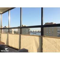 Nesling balkondoek 80x500 cm zand - thumbnail