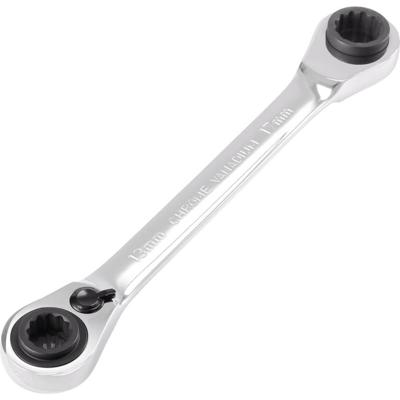 TOOLCRAFT TO-5355795 Dubbele ringsleutelratelset Sleutelbreedte (metrisch) 10 - 19 mm