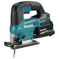 Makita djv184rtj | 18v decoupeerzaag | d-greep | 5,0 ah accu (2 st) | snellader | in mbox djv184rtj - thumbnail