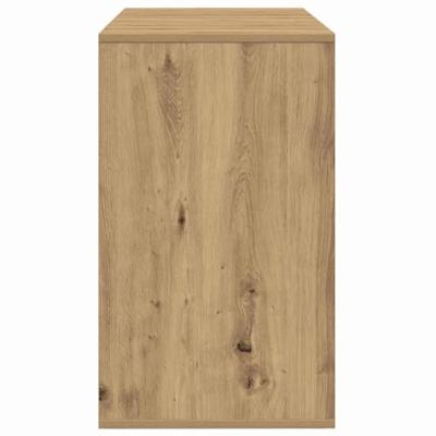 Dressoir artisanaal eikenkleurig 120 x 41 x 75 cm Bewerkt hout