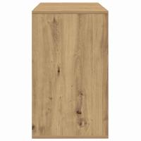 Dressoir artisanaal eikenkleurig 120 x 41 x 75 cm Bewerkt hout - thumbnail