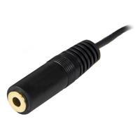 Verlengkabel Jack (3,5 mm) Startech MU12MF 3,7 m Zwart - thumbnail